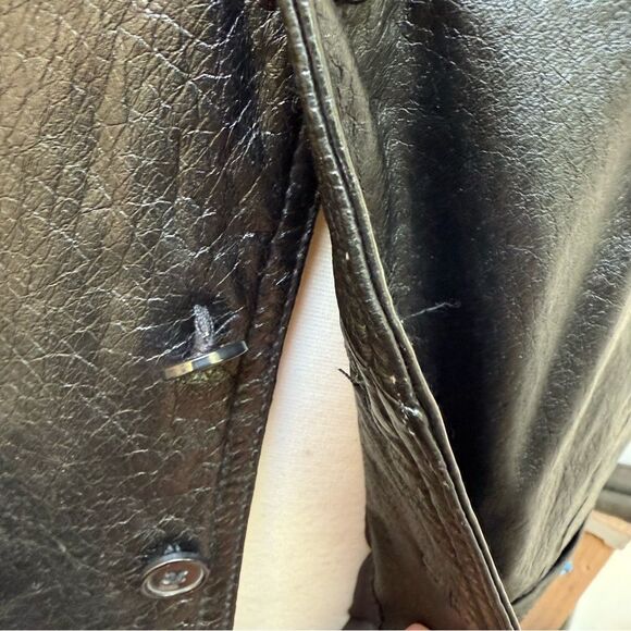 Wilsons Leather Men's Black Vest Button Front Size XL Extra Large - Picture 7 of 9